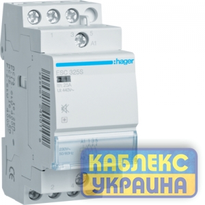 Контактор безшумний 25A, 3НВ, 230В