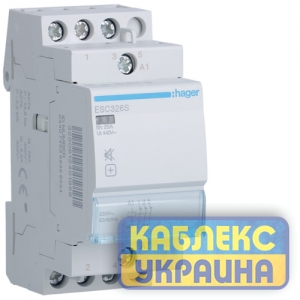 Контактор безшумний 25A, 3НЗ, 230В