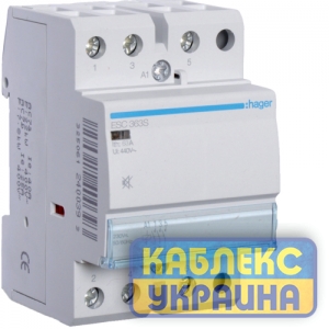 Контактор безшумный 63А 3НВ 230В, 3м  Hager
