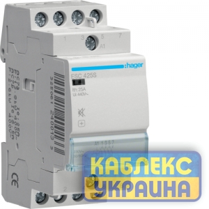 Контактор безшумний 25A, 4НВ, 230В, 2м