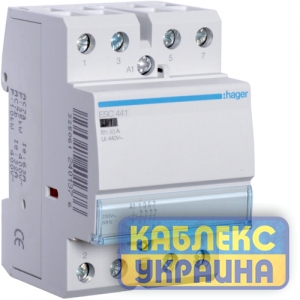 Контактор 40А 4НЗ 230В, 3м Hager