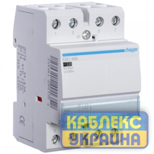 Контактор 63А 2НВ+2H3 230В, 3м Hager