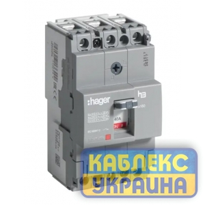 Автоматичний вимикач x160, In=40А, 3п, 18kA, Тфікс./Мфікс.