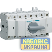 Перемикач модульний трьохпозиційний I-0-II  4п 80A