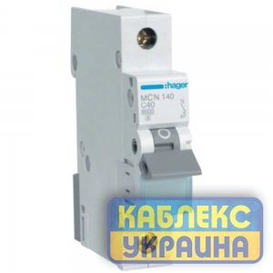 Авт.выкл. 1р 40А Hager 6kA