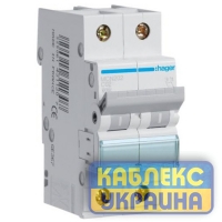 Авт.выкл. 2р 02А  Hager 6kA