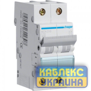 Авт.выкл. 2р 10А Hager 6kA