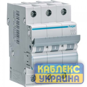 Авт.выкл. 3р 40А Hager 6kA