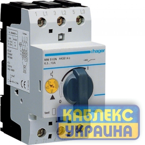 Автоматичний вимикач для захисту двигуна, Iуставки=6,0-10,0 А, 2,5м