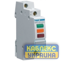 Індикатор потрійний LED, 230В, червоний-зелений-помаранчовий, 1м