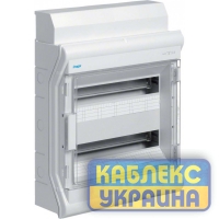Щит на 36(42) модулів, зовнішній з прозорими дверима, IP65, VECTOR Розмір 418*452*151