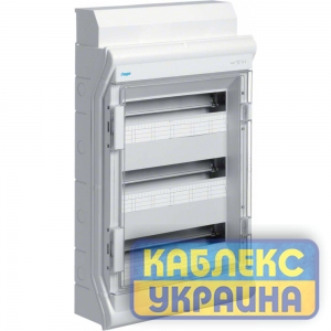 Щит на 54(60) модулів,  зовнішній з прозорими дверцятами IP65 VECTOR Hager Розмір 418*602*151