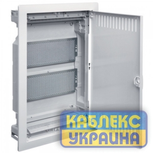 Щит 2-рядний для ММ-обладнання, внутрішній з металевими дверями, VOLTA Розмір 348*505*95 IP30
