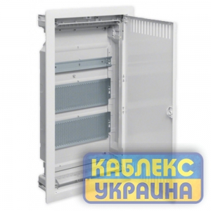 Щит 3-рядний для ММ-обладнання,внутрішній з металевими дверями,  VOLTA Hager Розмір 348*630*95 IP30