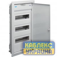 Щит 36(42) внутрішній з металевими дверями, без клем  VOLTA Hager Розмір 348*630*89 IP30