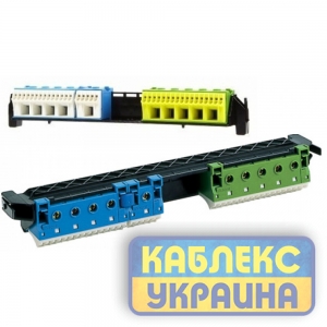 Держатель с клеммами PE/N: 19xN+17xPE/5xN+5xPE Hager (6 шт)