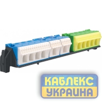 Держатель с клеммами PE/N: 21xN+20xPE/5xN+6xPE Hager (6 шт.)