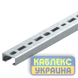 Профільна рейка 35х18х2000мм, шліц 17мм, FS (18-22 мкм)