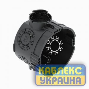 Установча коробка UG 46 для цегляної стіни 61*46, без гвинтів, чорний/ПП (25/300)шт.