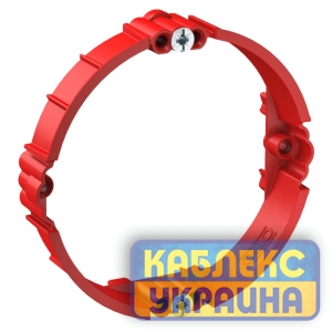 Подовжувач установчої коробки для цегляної стіни, h=12мм, червоний/ПС