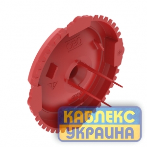 Кришка ZU 60-SD установчих коробок для цегляної стіни, d=68, червоний/ПЕ