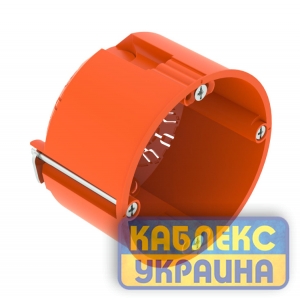 Установча коробка HG 47 для гіпсокартонних стін, 68х47, помаранчевий/ПП