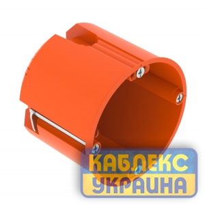 Установча коробка HG 61 для гіпсокартонних стін, 68x61, помаранчевий / ПП