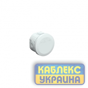Коробка розподільча Т-25 з каб. вводами, 80х51, ІР65, ультрафіолетостійкий, ударостійкий пл (125 шт)