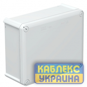 Коробка розподільча Т-250  без кабельних вводів, 240х190х95, ІР66, ультрафіолетостійкий, ударостійк