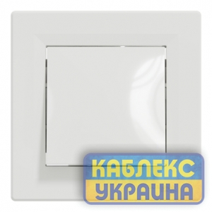 Вимикач 1-кл Asfora білий (10 шт.)