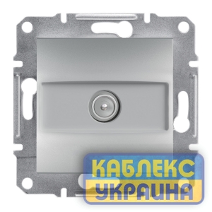 Розетка TV Asfora Алюміній