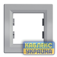 Рамка 1-місна Asfora Алюміній