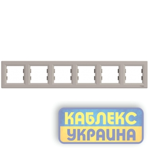Рамка 6-та горизонтальна Asfora Бронза
