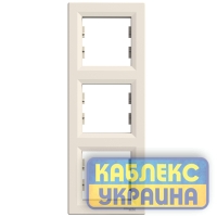 Рамка 3-я вертикальна Asfora крем (15 шт.)