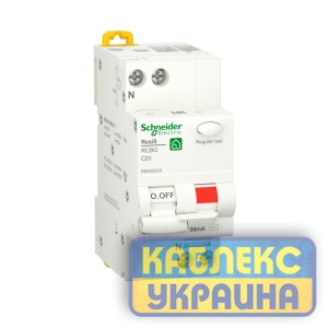 ДИФ АВТ RESI9 6kA 1P+N 20A C 30mA АC