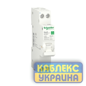 ДИФ АВТ RESI9 6kA 1M 1P+N 25A C 30mA АC