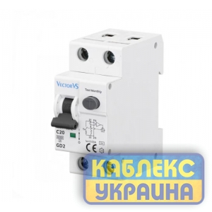 Диференційний авт. вимикач GENESIS 2M C 16A 30mA тип AC (6kA)