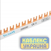 Гребінчаста шина GENESIS 10мм2, 1Р, вилочна,54 мод., 1м.