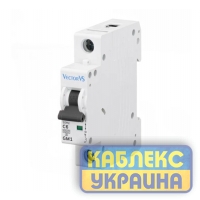 Модульний авт.вимикач GENESIS 1P C  6A (6kA)