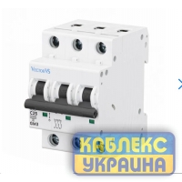 Модульний авт.вимикач GENESIS 3P C 16A (6kA)