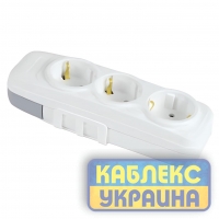 Колодка 3 ГН із заземленням FAR LARA (20/120 шт)
