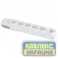 Колодка 6 ГН із заземленням FAR LARA (15/90 шт)