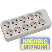 Колодка 10 ГН із заземленням FAR LARA