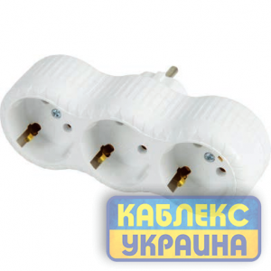 Розгалужувач потрійний прямий з заземленням FAR (24/240 шт)